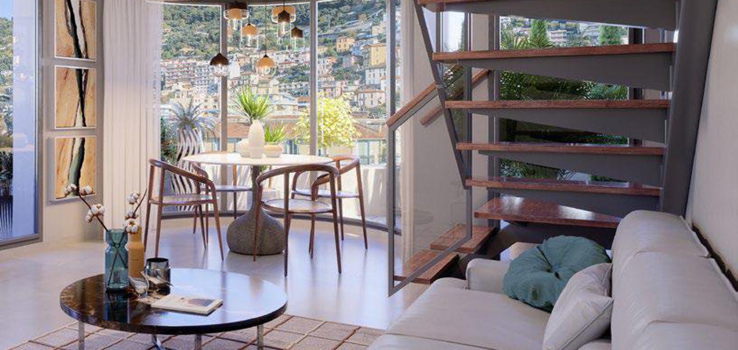 Трёхкомнатная новая квартира с балконом в Ницце, Лазурный Берег