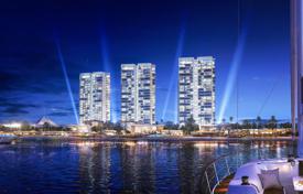 Современные апартаменты с балконом и видом на море в новом жилом комплексе с бассейном, недалеко от пляжа, Хадера, Израиль за $517 000