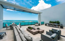 Элитный дуплекс-пентхаус с видом на океан в резиденции на первой линии от пляжа, Майами, Флорида, США за 5 469 000 €
