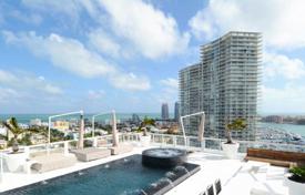 Элитный пентхаус с видом на океан в резиденции на первой линии от пляжа, Майами-Бич, Флорида, США за 11 161 000 €