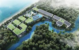 Новая квартира-студия с видом на реку в комплексе прямо на пляже Банг Тао, Пхукет, Таиланд за 148 000 €