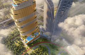 Новая высотная резиденция Sapphire с бассейнами, спа-центром и коворкингом рядом с каналом и автомагистралью, Al Safa, Дубай, ОАЭ за От $583 000