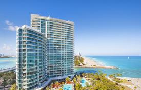 Уютная квартира с видом на океан в резиденции на первой линии от пляжа, Бал Харбор, Флорида, США за $951 000