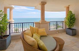 Элитные апартаменты с видом на океан в резиденции на первой линии от пляжа, Фишер Айленд, Флорида, США за $7 950 000