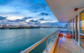 Комфортабельные апартаменты с видом на океан в резиденции на первой линии от пляжа, Майами-Бич, Флорида, США за $1 595 000