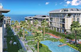 Новые апартаменты с видом на море в престижной резиденции на берегу моря с садами и спа, Стамбул, Турция за $391 000