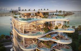 Новый трехуровневый пентхаус с собственным бассейном, спа-зоной и лифтом в 150 метрах от моря, Palm Jumeirah, Дубай, ОАЭ за $40 560 000