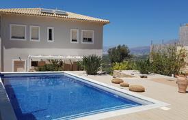 Двухэтажная вилла с бассейном и панорамным видом на море и горы в Ираклионе, Крит, Греция за 450 000 €