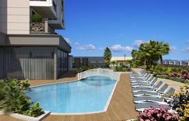 Различные апартаменты в новой резиденции с бассейном и парковкой, в 400 метрах от пляжа, Аланья, Турция за $285 000