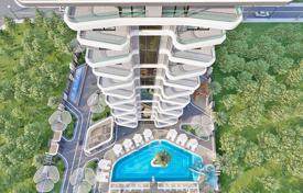 Первоклассный пентхаус с двумя террасами в современной резиденции с бассейнами и спа, рядом с пляжем, Махмутлар, Турция за $459 000