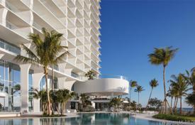 Комфортабельные угловые апартаменты с террасой и видом на океан в здании с бассейном, Санни Айлс Бич, США за 4 840 000 €