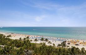 Светлая квартира с видом на океан в резиденции на первой линии от пляжа, Майами-Бич, Флорида, США за $1 500 000