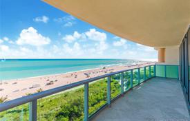 Элитные апартаменты с видом на океан в резиденции на первой линии от пляжа, Майами-Бич, Флорида, США за $3 500 000