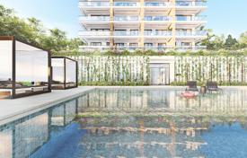 Новые качественные квартиры в резиденции с бассейном и садом, в 650 метрах от пляжа, Авсаллар, Турция за $143 000