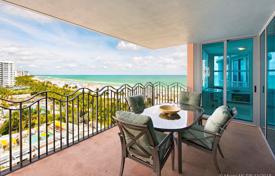 Элитные апартаменты с видом на океан в резиденции на первой линии от пляжа, Майами-Бич, Флорида, США за $2 900 000