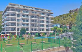 Элитные апартаменты с видом на море с резиденции с аквапарком, бассейнами и спа, в 250 метрах от пляжа, Алания, Турция за $269 000