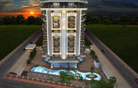Двухуровневые апартаменты в новой комфортабельной резиденции с бассейном, в 400 метрах от пляжа, Аланья, Турция за $757 000