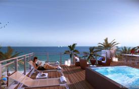 Современная трехэтажная вилла с бассейном, гаражом, террасой и видом на океан, Холливуд, США за £1 338 000