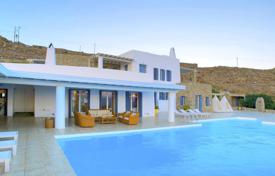 Двухэтажная стильная вилла с бассейном, гостевым домом и панорамным видом на море на Миконосе, Эгейские острова, Греция за 2 500 000 €