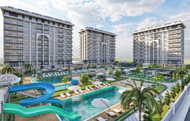 Новые апартаменты с различными планировками в резиденции с бассейнами, аквапарком и спа-зоной, Аланья, Турция за $135 000