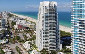 Стильные апартаменты с видом на океан в резиденции на первой линии от пляжа, Майами-Бич, Флорида, США за $990 000