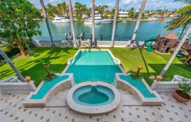 Роскошная вилла с частным бассейном, частной набережной, террасами, спа-центром и видом на океан, Майами-Бич, США за 13 730 000 €